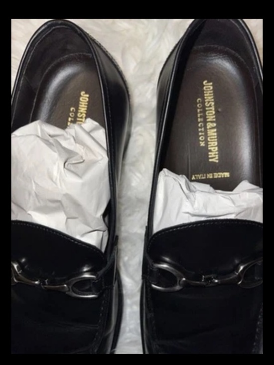 Johnston & Murphy ELLSWORTH BLACK ITALIAN CALFSKIN Loafer 24-6925 Men’s 12 M main image 13